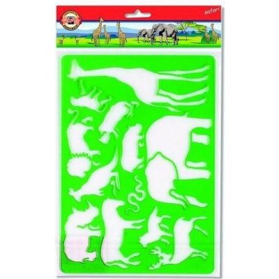 Koh-i-noor šablona zvířat Safari – Zboží Mobilmania