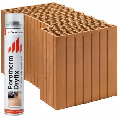 Cihla Porotherm 44 EKO+ Profi Dryfix K broušená – 250×440×249 mm – Sleviste.cz