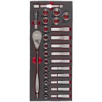 Milwaukee 4932479826 Gola sada 1/2” 10 ÷ 24 mm v pěnové vložce 28 dílů – Sleviste.cz