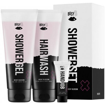 BusyB Becky Blossom antiperspirant 150 ml + EDT 30 ml + sprchový gel 230 ml + krém na ruce 75 ml sada – Sleviste.cz