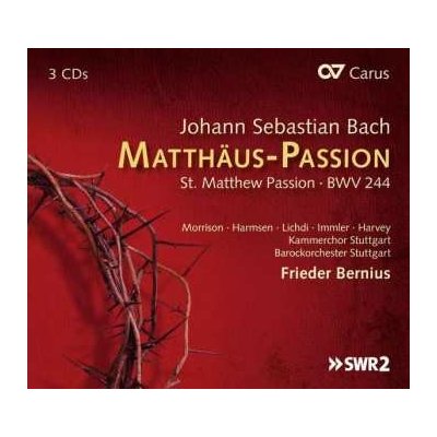 Johann Sebastian Bach - Matthäus-Passion St. Matthew Passion - BWV 244 CD – Hledejceny.cz