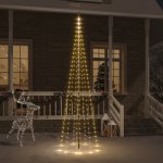 zahrada-XL Vánoční stromek na stožár 310 teple bílých LED diod 300 cm – Zbozi.Blesk.cz