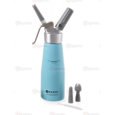 HENDI Šlehačková láhev 0,5 L modrá Kurt Scheller Edition – Sleviste.cz