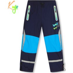 Kugo DK7127 Dětské zateplené kalhoty tm. modrá