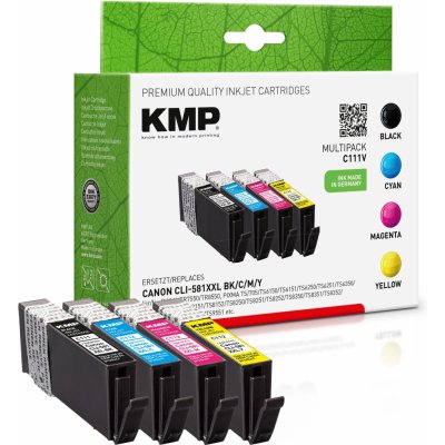 KMP Canon CLI-581 C/M/Y/BK XXL Multipack - kompatibilní – Zboží Mobilmania