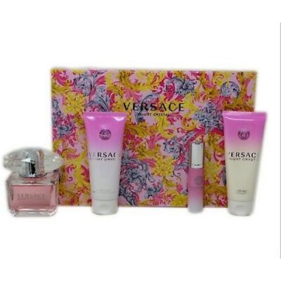 Versace Bright Crystal EDT 90 ml + EDT 10 ml + tělové mléko 100 ml + sprchový gel 100 ml dárková sada – Hledejceny.cz