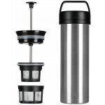 Espro French press kávovar ULTRALIGHT PRESS P0 470 ml, stříbrná, broušená nerezová ocel – Hledejceny.cz