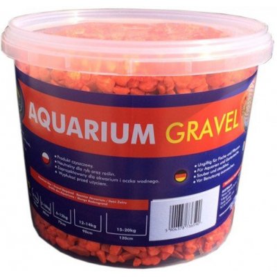 Aqua Nova štěrk fluo oranžový 5 kg, 3 l