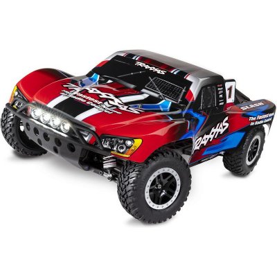 Traxxas Slash 4WD RTR červený s LED osvětlením 1:10 – Zboží Mobilmania