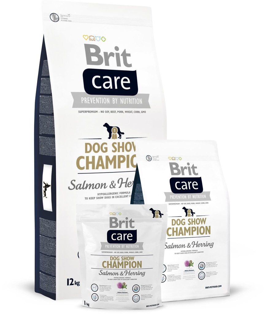 Brit Care Dog Show Champion Salmon & Herring 4 x 12 kg