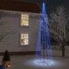 Vánoční stromek vidaXL Vánoční stromek kužel 1 134 modrých LED diod 230 x 800 cm