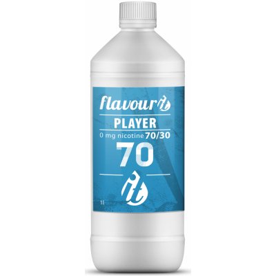 Flavourit Beznikotinová báze PLAYER PG30/VG70 0mg 1l – Zbozi.Blesk.cz