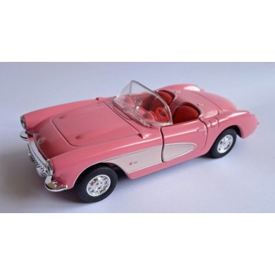 Welly Chevrolet Corvette 1957 kabriolet růžový 1:34 – Zbozi.Blesk.cz