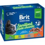 Brit Premium Cat Sterilised Liver 12 x 100 g – Hledejceny.cz