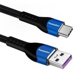 PremiumCord ku31cy1USB-C - USB 2.0 A (USB 3.2 generation 1) bavlněný oplet, 1m – Zboží Živě