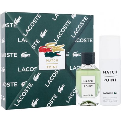 Lacoste Match Point EDT 100 ml + deodorant 150 ml dárková sada – Zboží Mobilmania