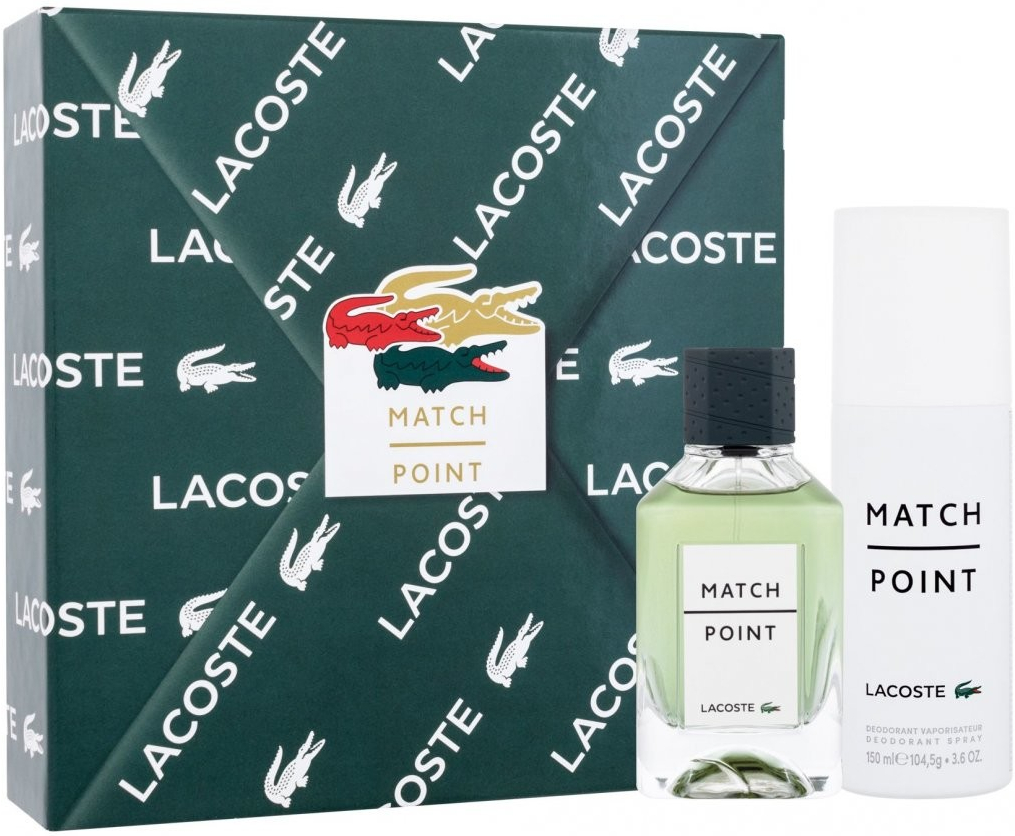 Lacoste Match Point EDT 100 ml + deodorant 150 ml dárková sada