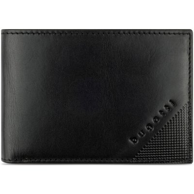 Bugatti Malá pánská kožená peněženka RFID Nobile Mini Purse 49125201 černá – Zboží Mobilmania