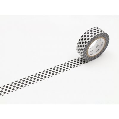 MT masking tape geometrická dot black 2 – Zboží Dáma