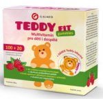 TeddyFit Gummies multivitamín malina 100 + 20 ks + labyrint – Hledejceny.cz