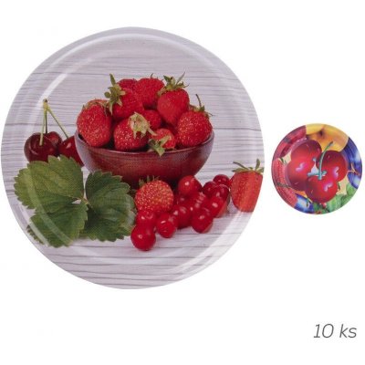 ORION Zavařovací víčko Bio 66 10 ks ovoce – Sleviste.cz