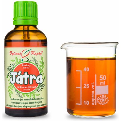 Bylinné kapky Játra tinktura 50 ml