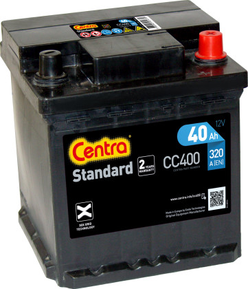 Centra Standard 12V 40Ah 320A CB450