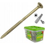 TESAŘSKÉ VRUTY DO DŘEVA 5x80 TORX ZAPUŠTĚNÁ HLAVA 100 Ks – Hledejceny.cz