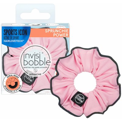Ozdobná spirálová gumička Invisibobble Sprunchie Power Pink Mantra - růžová (IB-SP-PA-1-1011)