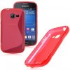 Pouzdro a kryt na mobilní telefon Samsung Pouzdro S Case Samsung S7390 / S7392 Galaxy Trend Lite red/ růžové