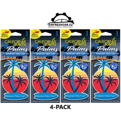 California Scents Palms Newport New Car 4 ks – Zbozi.Blesk.cz