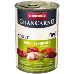 Animonda Gran Carno Adult hovězí & králík & bylinky 0,8 kg – Zboží Mobilmania