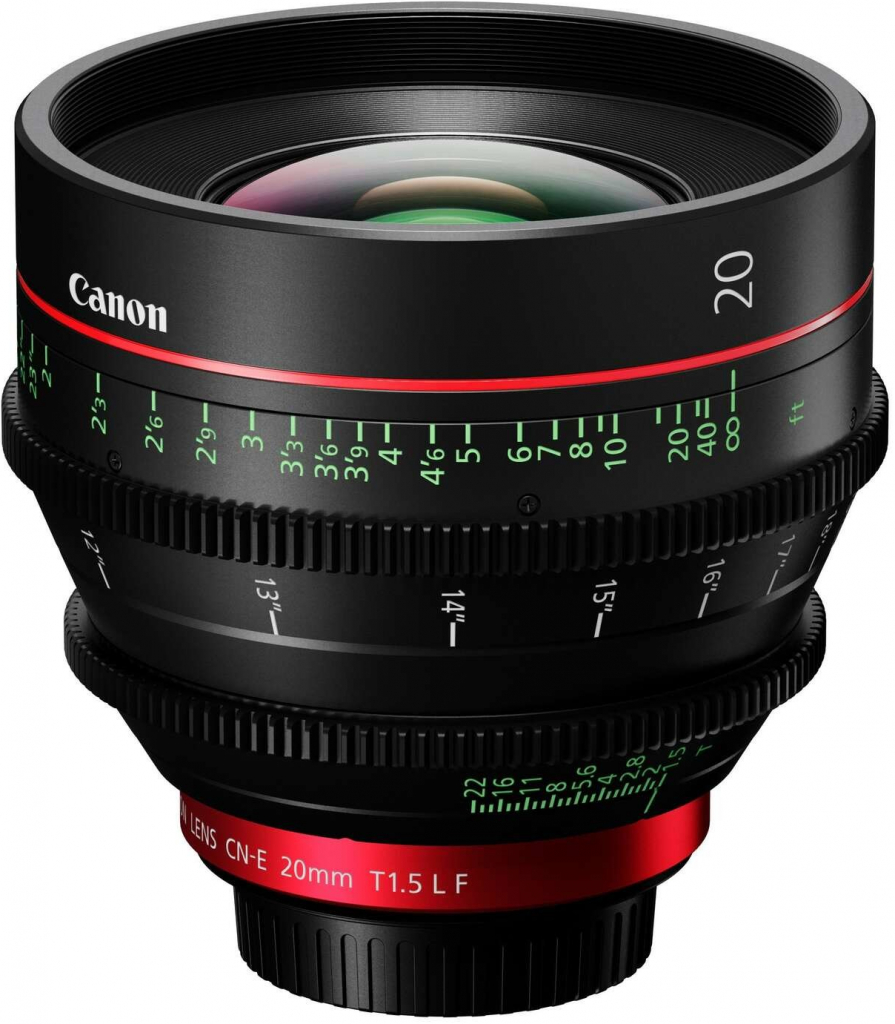 Canon EF CINEMA CN-E 20mm T1.5 L F