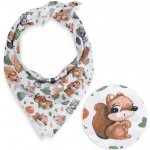 Biante dětský bavlněný šátek Sandra SA-282 Veverky a lesní kamarádi – Zboží Dáma