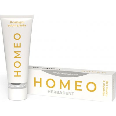 Herbadent s ženšenem Homeo bez fluoru a mentolu 75 g – Hledejceny.cz