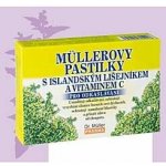 Dr. Müller Müllerovy pastilky s islandským lišejníkem bez cukru 12 pastilek – Zboží Dáma