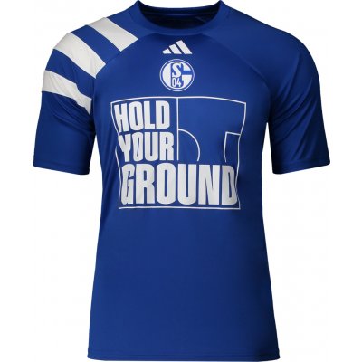 adidas FC Schalke 04 Statement 2025/26 modrá – Zboží Dáma