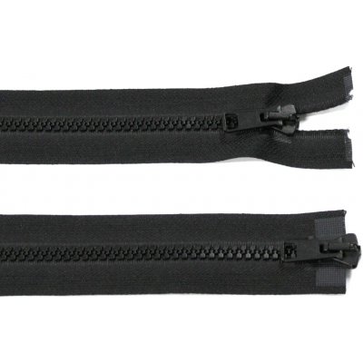 Kostěný zip no.5 rozepínací dvoucestný 80cm černý – Hledejceny.cz