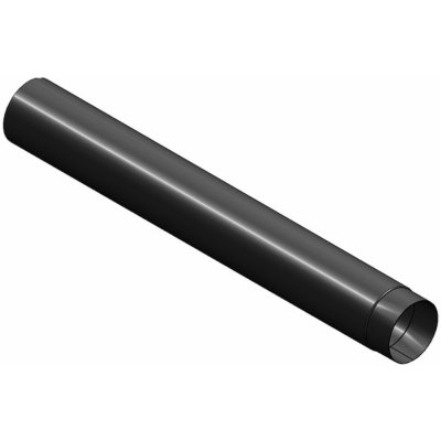 Roura kouřová 120mm/1000mm, t.1,5mm, silnostěnná černá mars – Zboží Mobilmania