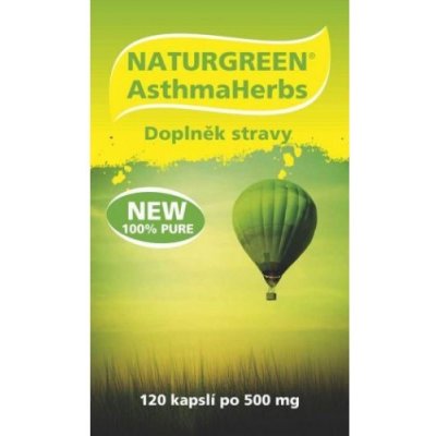 Naturgreen AsthmaHerbs 120 veganských tablety