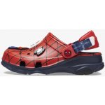 Crocs Team SpiderMan All Terrain Clog K navy Červená – Zboží Dáma