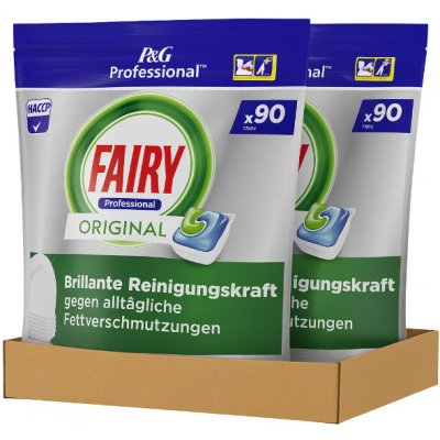 Fairy Professional All in One gelové kapsle do myčky se svěží vůní 2 x 90 PD – Hledejceny.cz