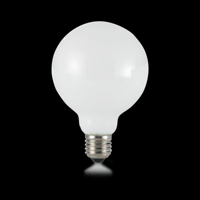 Ideal Lux LED stmívatelná žárovka Globo D095 Bianco Dimm 252186 E27 8W 760lm 3000K bílá