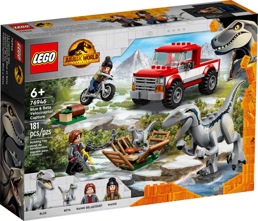 LEGO® Jurassic World 76946 Odchyt velociraptorů Blue a Bety od 595 Kč -  Heureka.cz