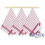Brotex Kuchyňská utěrka 50x70cm kostka červená – Zboží Dáma