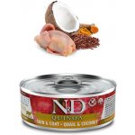N&D Cat QUINOA Adult Quail & Coconut 80 g – Hledejceny.cz