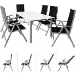 Casaria Zahradní hliníková sedací souprava Bern 7dílnástříbrná – Sleviste.cz