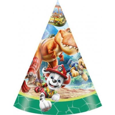 Procos Procos Párty čepičky - Paw Patrol Dino 6 ks – Zboží Mobilmania
