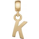 Daniel Wellington Pozlacený přívěsek písmeno "K" Charms DW00400494 – Zbozi.Blesk.cz