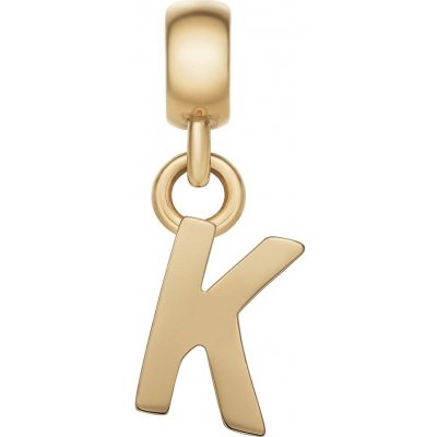 Daniel Wellington Pozlacený přívěsek písmeno "K" Charms DW00400494 – Zbozi.Blesk.cz